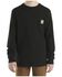 Image #1 - Carhartt Toddler Boys' Logo Long Sleeve Pocket T-Shirt, Black, hi-res