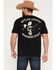 Image #1 - Moonshine Spirit&reg; Men's Outlaw Rebel Short Sleeve Graphic T-Shirt, Black, hi-res