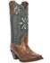 Image #1 - Laredo Women's Passion Flower Western Boots - Snip Toe, Cognac, hi-res