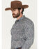 Image #2 - Gibson Trading Co Men's Paisley Power Paisley Print Long Sleeve Snap Western Shirt, Multi, hi-res