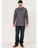 Image #2 - Cody James Men's FR Long Sleeve Raglan Work T-Shirt, Grey, hi-res