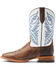Image #2 - Ariat Men's Wiley Western Boots - Broad Square Toe, Brown, hi-res