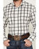 Image #3 - Wrangler Men's Plaid Print Long Sleeve pearl Snap Stretch Western Shirt, White, hi-res