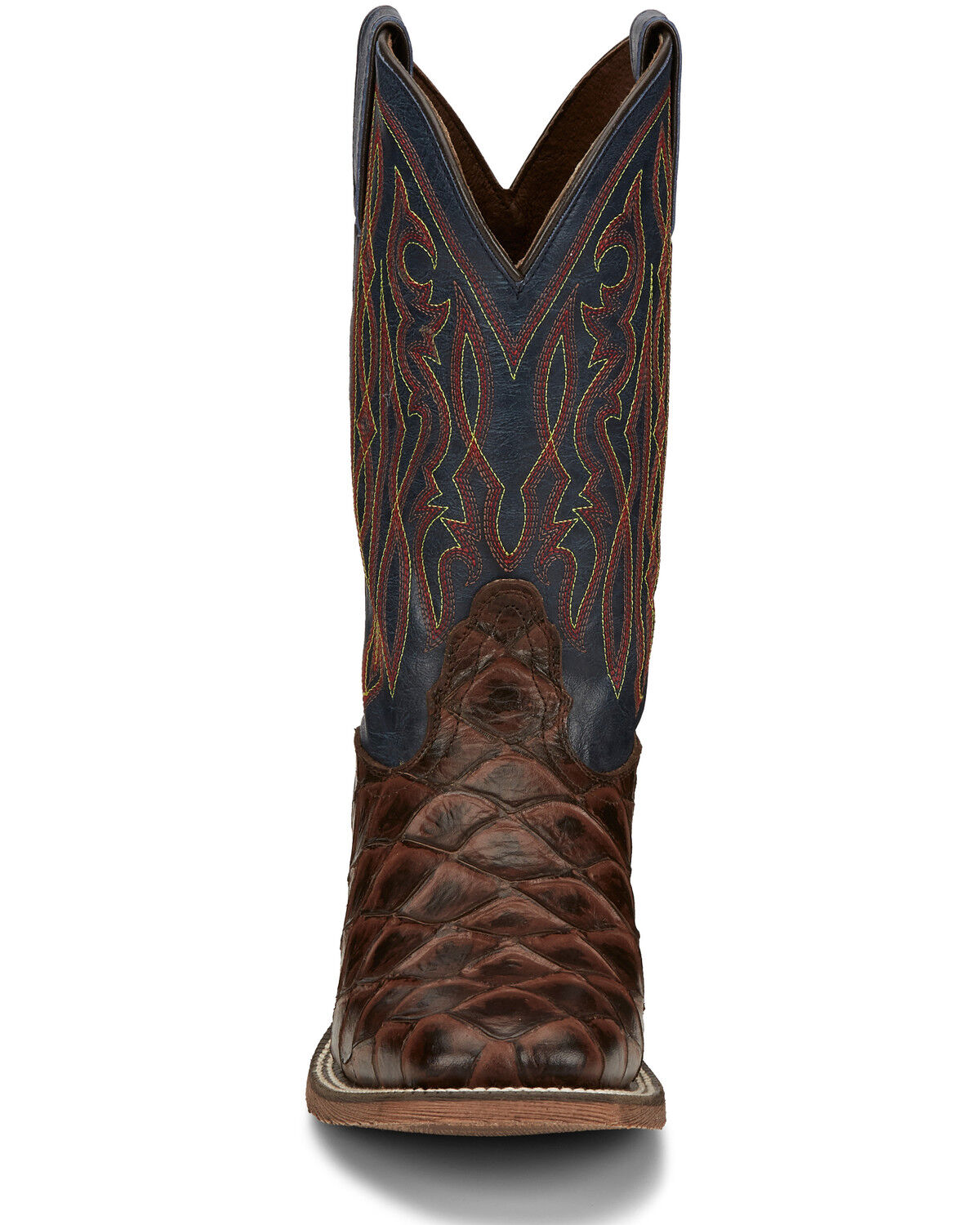 Image #5 - Nocona Men's Turner Chocolate Western Boots - Broad Square Toe, , hi-res