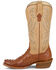Image #3 - Tony Lama Women's Zaire Exotic Full Quill Ostrich Western Boots - Square Toe, Cognac, hi-res
