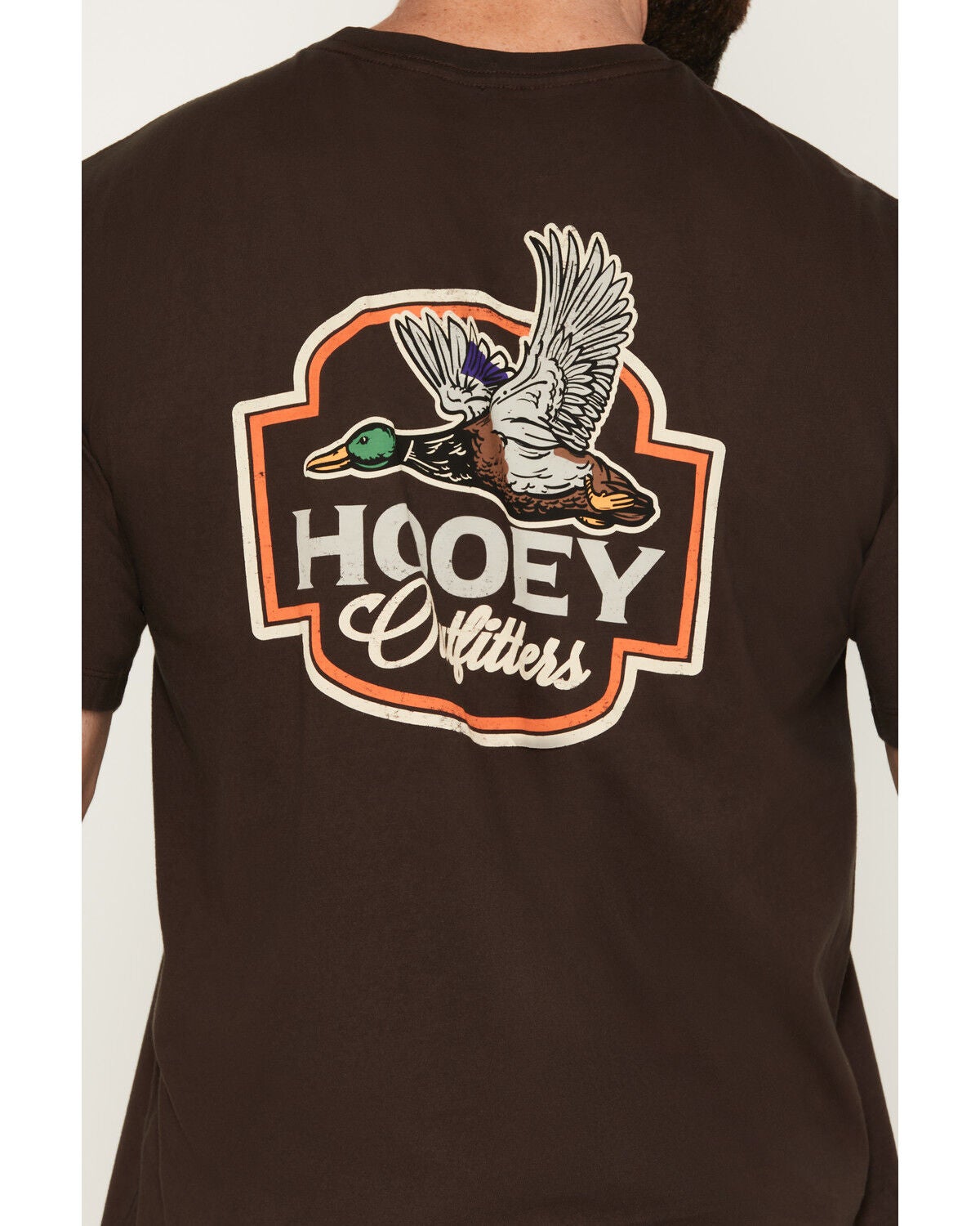Image #4 - Hooey Men's Flock Shot Short Sleeve Graphic T-Shirt, Dark Brown, hi-res