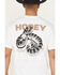 Image #3 - Hooey Men's Rattler Short Sleeve Graphic T-Shirt, White, hi-res