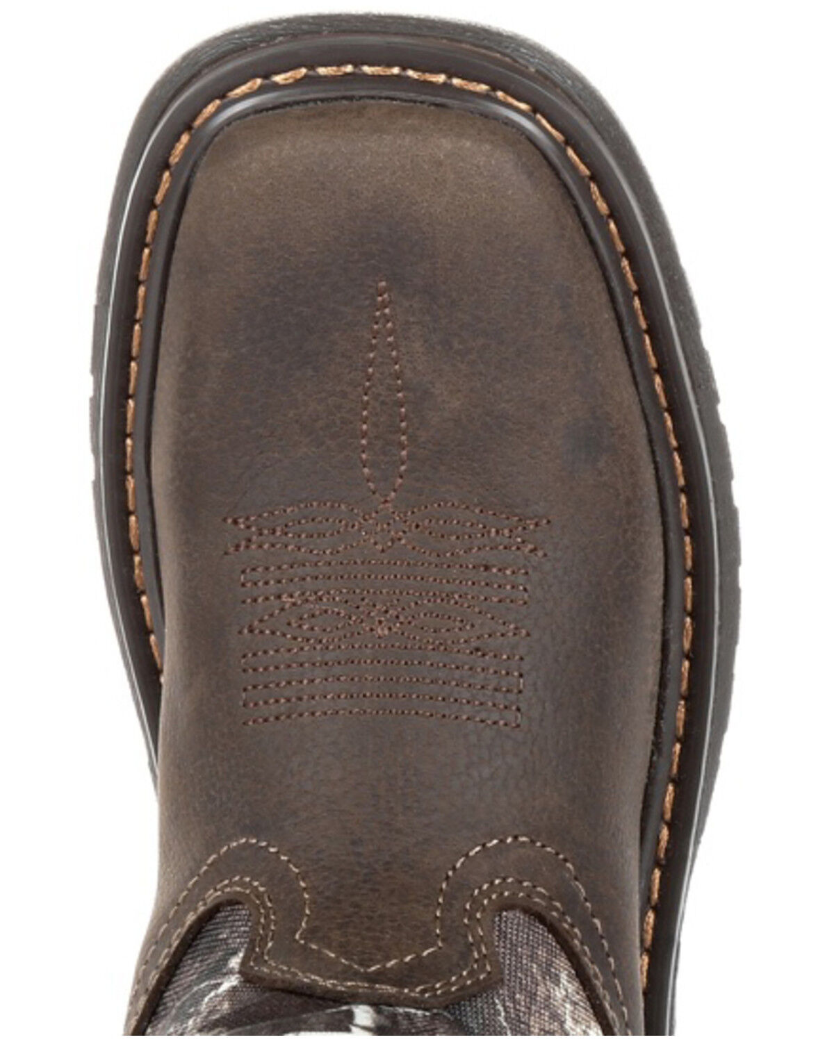 Image #6 - Rocky Boys' Ride FLX Waterproof Western Work Boots - Soft Toe, Brown, hi-res
