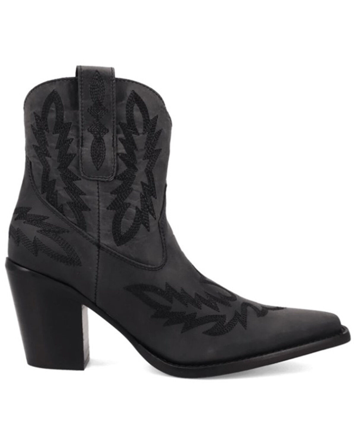 Image #2 - Dingo Women's Rocky Top Western Booties - Snip Toe, Black, hi-res