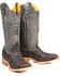 Tin Haul Men's Derrick Western Boots - Broad Square Toe , Brown, hi-res