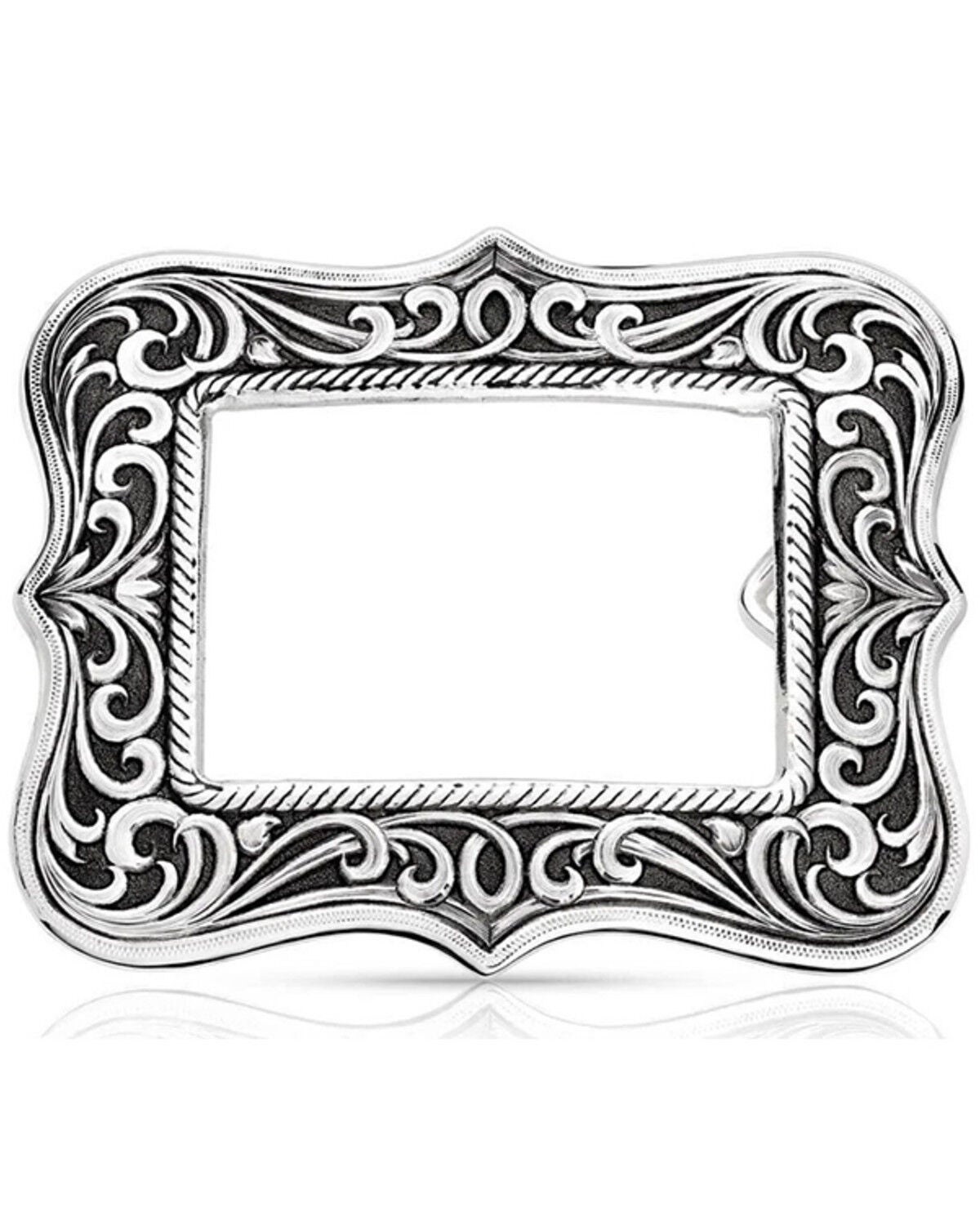 Image #1 - Montana Silversmiths Classic Montana Storyteller Buckle, Silver, hi-res