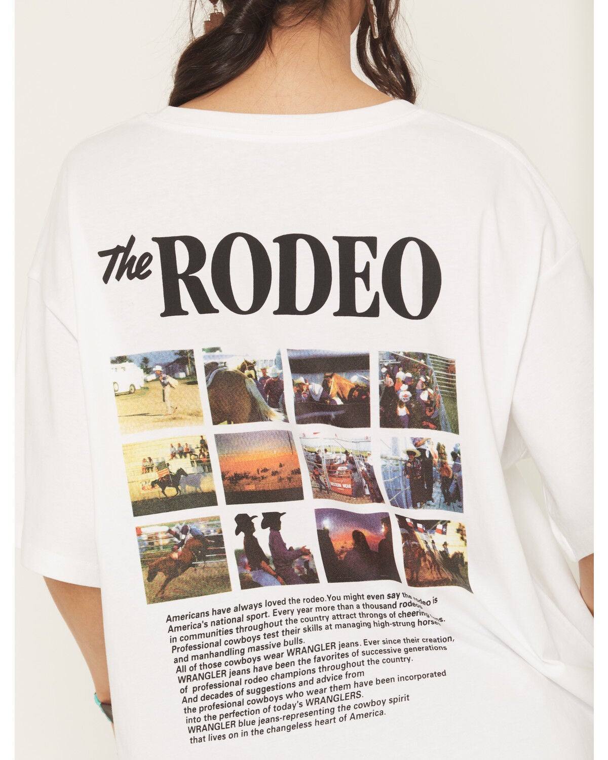 Image #3 - Wrangler Retro Women's Rodeo Short Sleeve Graphic Tee, White, hi-res