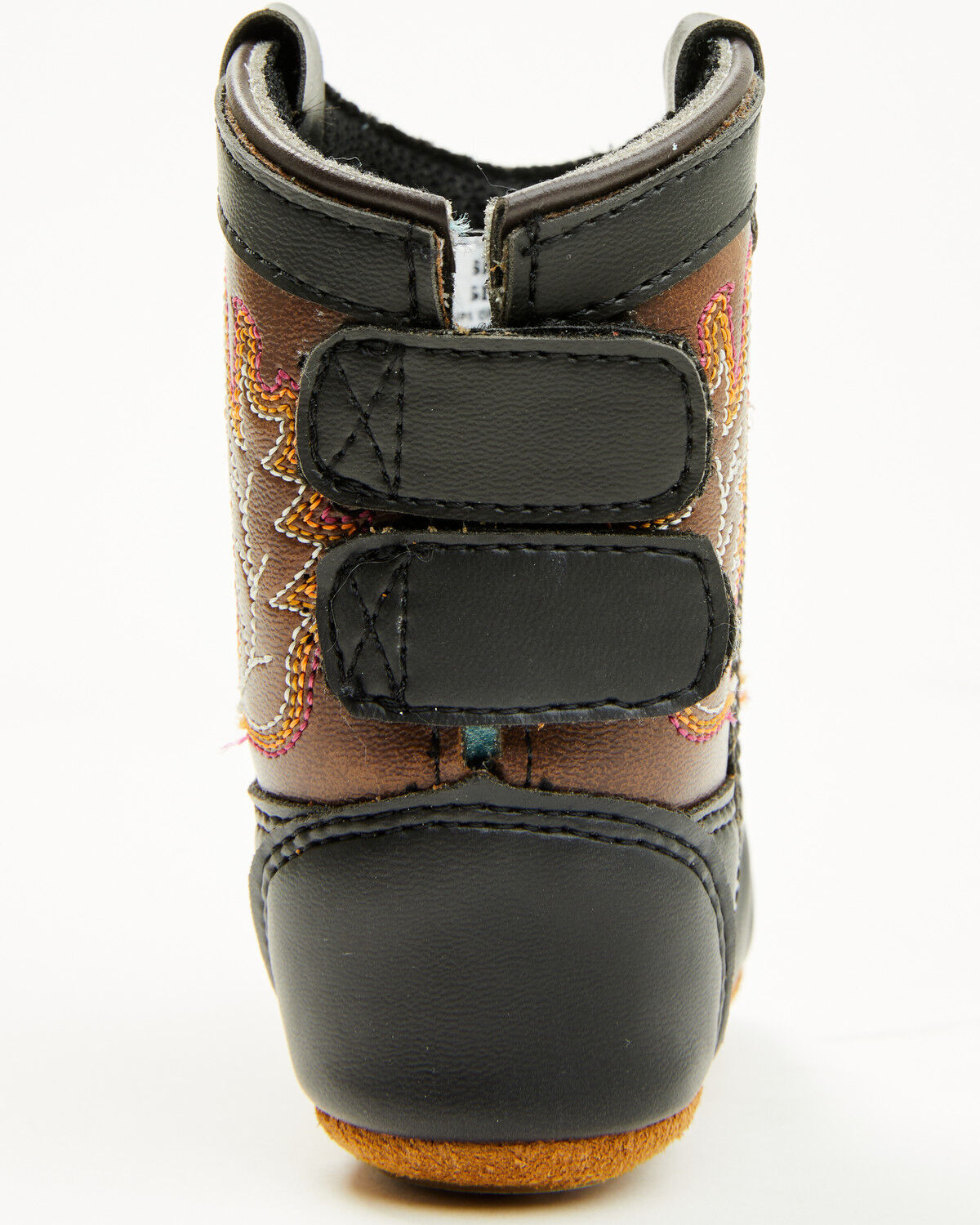 Image #5 - Boot Barn Infant Boys' Blazin Poppet Boots - Round Toe, Black/brown, hi-res