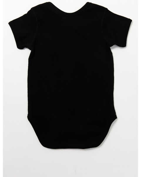 Image #3 - The NASH Collection Infant Boys' NASH Short Sleeve Onesie , Black, hi-res