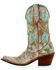 Liberty Black Women's Nina Rose Embroidered Western Boot - Round Toe, White, hi-res