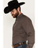 Image #2 - Cinch Men's Geo Print Long Sleeve Button-Down Western Shirt, Brown, hi-res