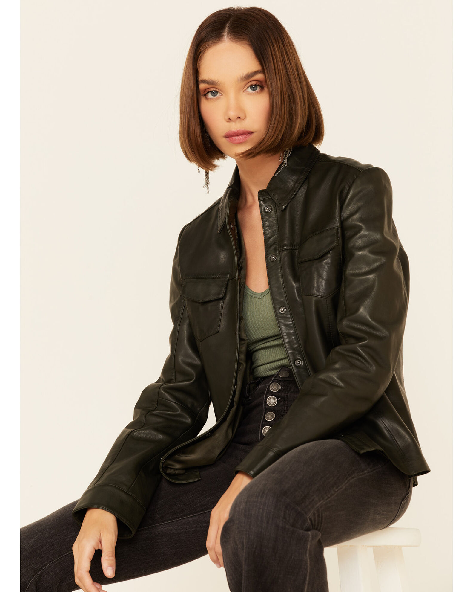 Lamb lined jacket on sale