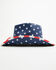 Image #3 - Shyanne Women's Americana Straw Cowboy Hat, Red/white/blue, hi-res