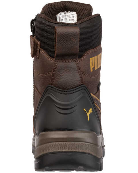 Puma Men's Conquest CTX Waterproof Work Boots - Composite Toe, Brown, hi-res