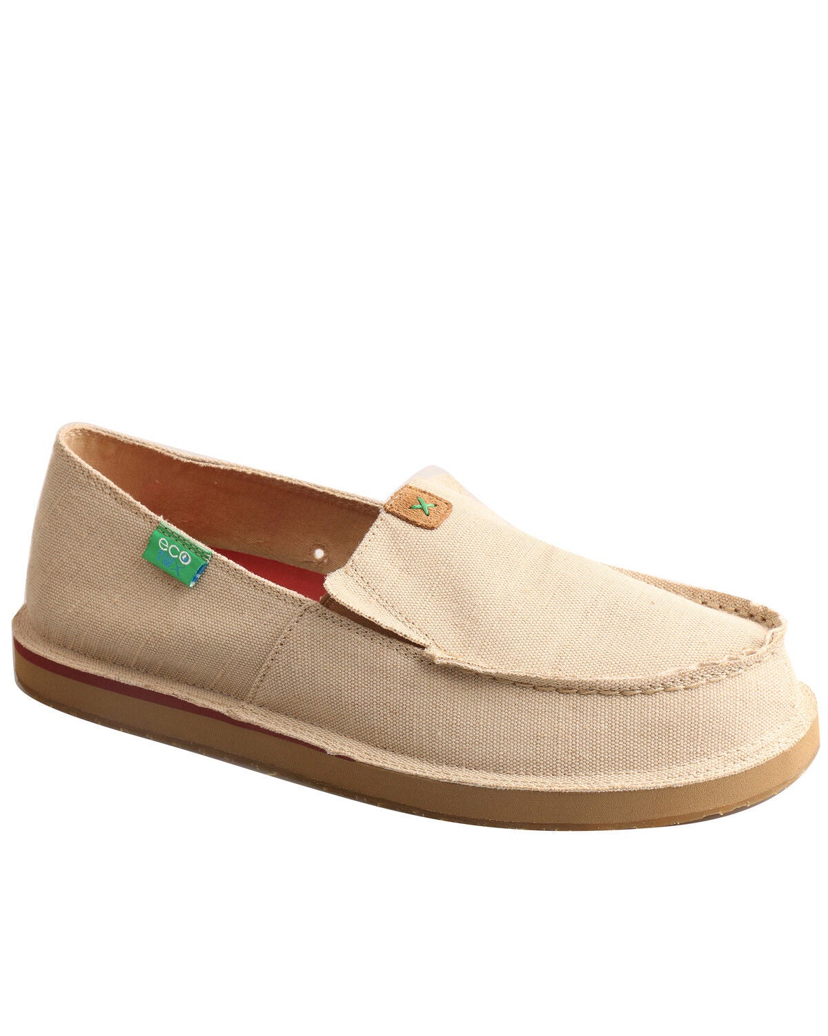 Twisted X Men's Slip-On Loafers, Tan, hi-res