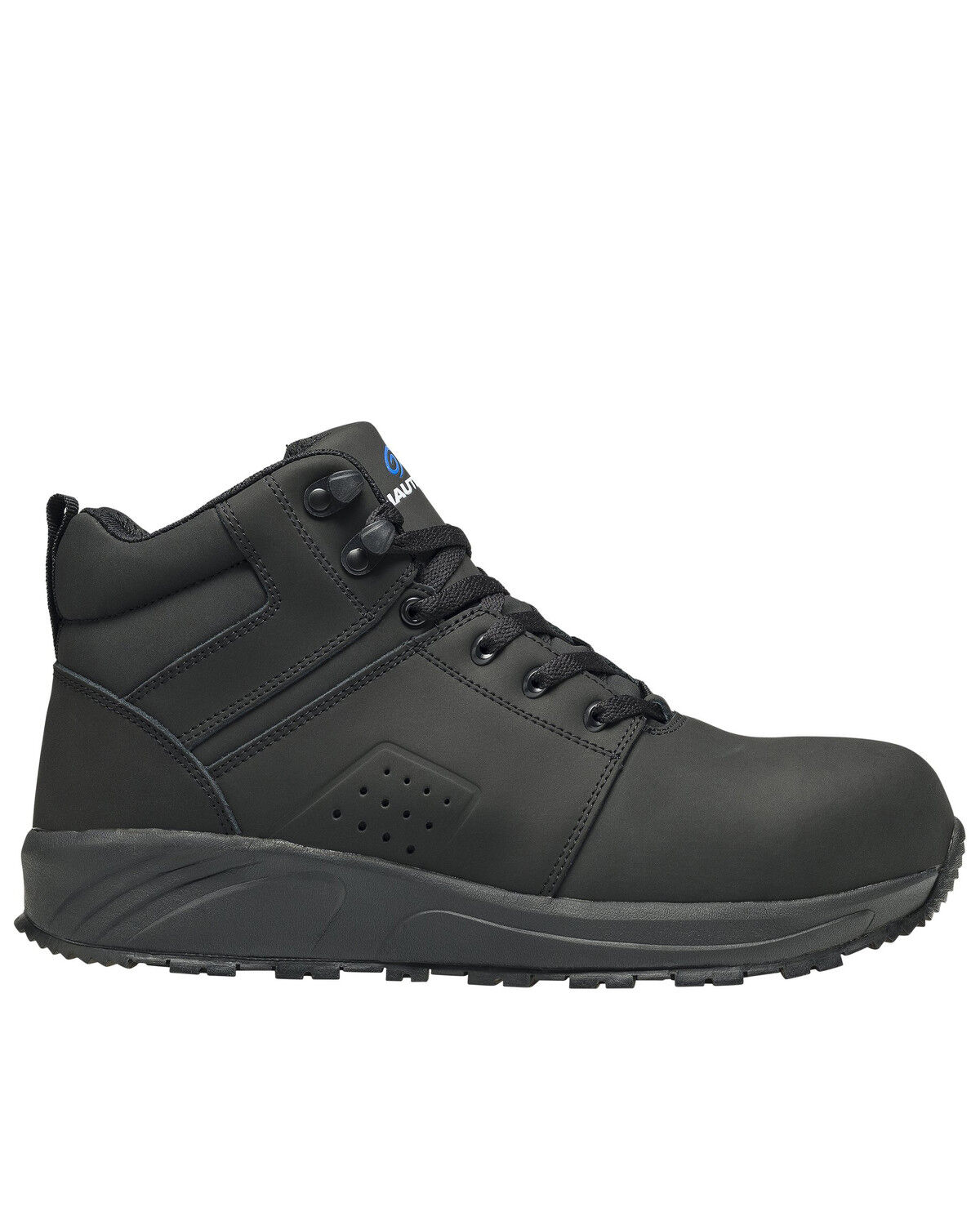 Image #2 - Nautilus Men's Guard Lace-Up Work Shoes - Composite Toe, Black, hi-res