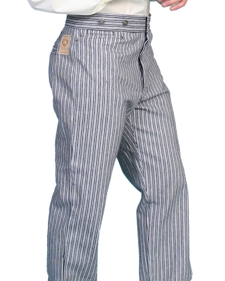 Scully Rail Striped Pants Big & Tall Sheplers