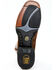 Dan Post Men's Hippo Print Western Performance Boots - Broad Square Toe, Brown, hi-res