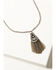 Image #2 - Wonderwest Women's Odette Chain Fringe Necklace, Silver, hi-res