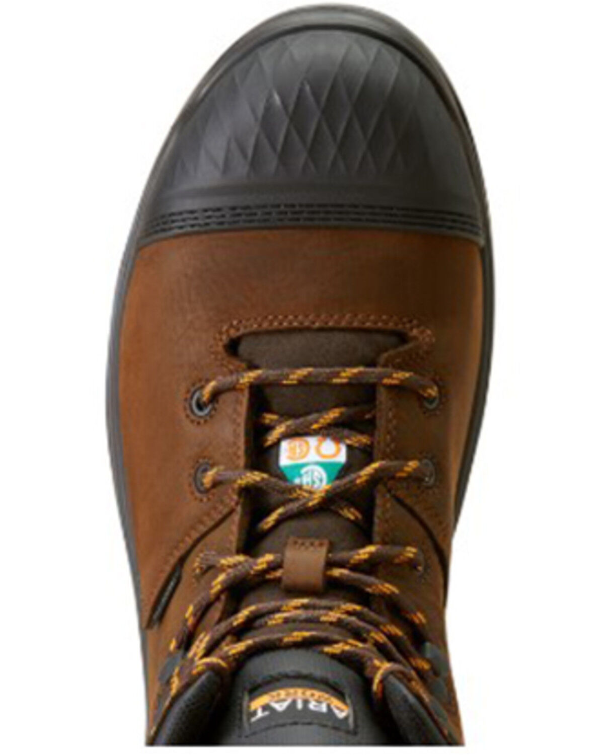 Image #4 - Ariat Men's Turbo Outlaw 6" CSA Waterproof Work Boots - Composite Toe, Brown, hi-res