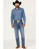 Wrangler Retro Men's Ansley Stretch Slim Straight Jeans , Medium Wash, hi-res
