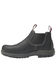 Image #3 - Avenger Men's Foreman Pull On Work Boots - Composite Toe, Black, hi-res