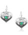 Image #1 - Montana Silversmiths Women's Fierce Hearts Earrings, Silver, hi-res