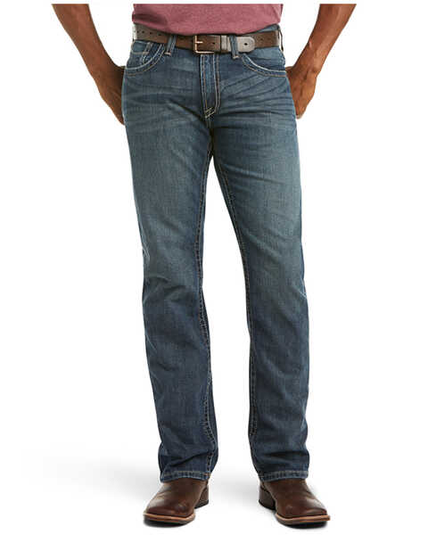 Ariat Men's M5 Arrowhead Deadrun Wash Jeans - Big & Tall, Denim, hi-res