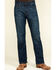 Image #2 - Wrangler Retro Men's Boot Barn Exclusive Phillips Dark Relaxed Bootcut Jeans , Blue, hi-res