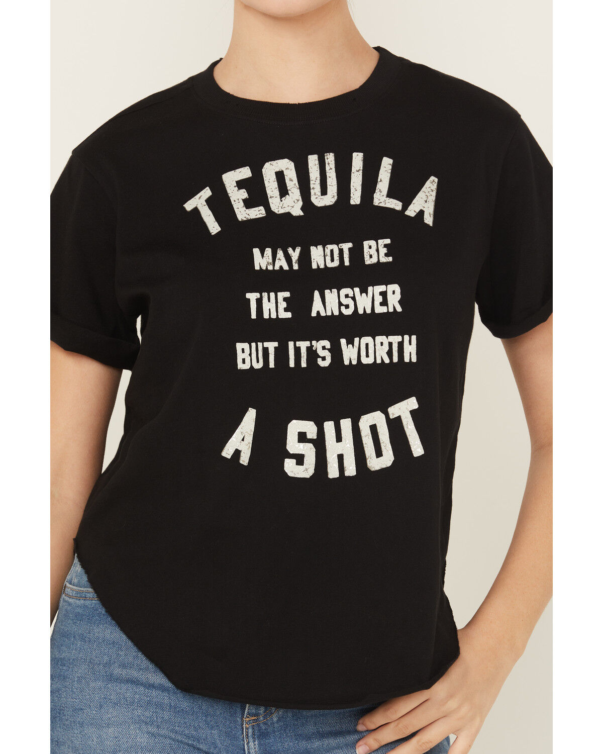 Image #3 - Idyllwind Women's Shot Of Tequila Short Sleeve Graphic Tee, Black, hi-res