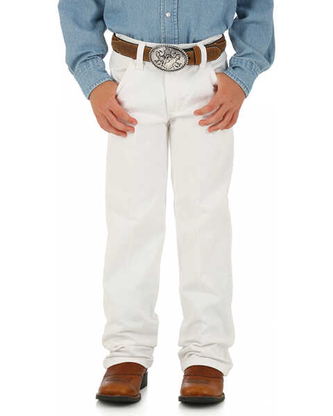 Wrangler Boys' 13MWB Original Cowboy Cut Jeans, No Color, hi-res