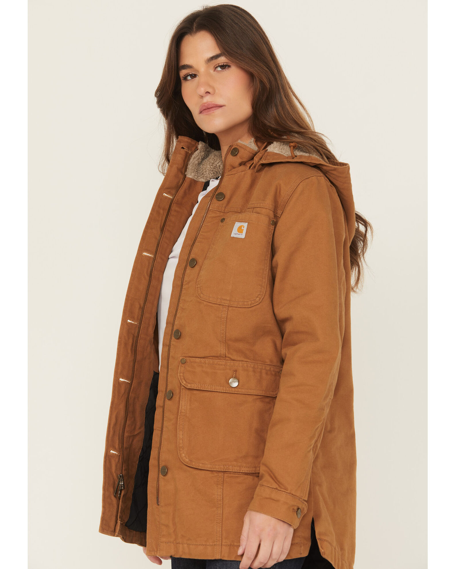 Carhartt women's weathered duck jacket 2025