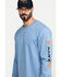 Image #5 - Hawx Men's FR Logo Long Sleeve Work T-Shirt - Big & Tall, Blue, hi-res