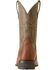 Image #3 - Ariat Men's Hybrid Ranchway Performance Western Boots - Broad Square Toe, Brown, hi-res