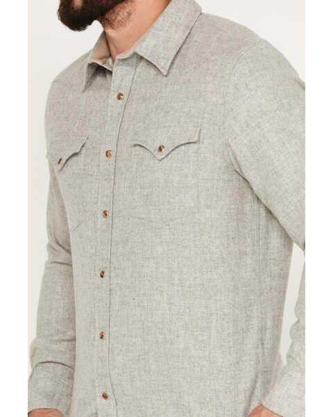 Image #3 - Pendleton Men's Canyon Long Sleeve Western Snap Shirt, Light Grey, hi-res