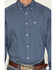 Image #3 - Ariat Men's Boot Barn Exclusive Storm Geo Print Long Sleeve Button-Down Western Shirt - Big, Blue, hi-res