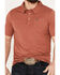 Hooey Men's Hot-Shot Polo, Rust Copper, hi-res