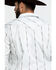 Image #5 - Moonshine Spirit Men's Tiki Torch Striped Dobby Print Long Sleeve Western Shirt , Grey, hi-res