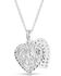 Montana Silversmiths Women's Country Charm Crystal Love Necklace, Silver, hi-res