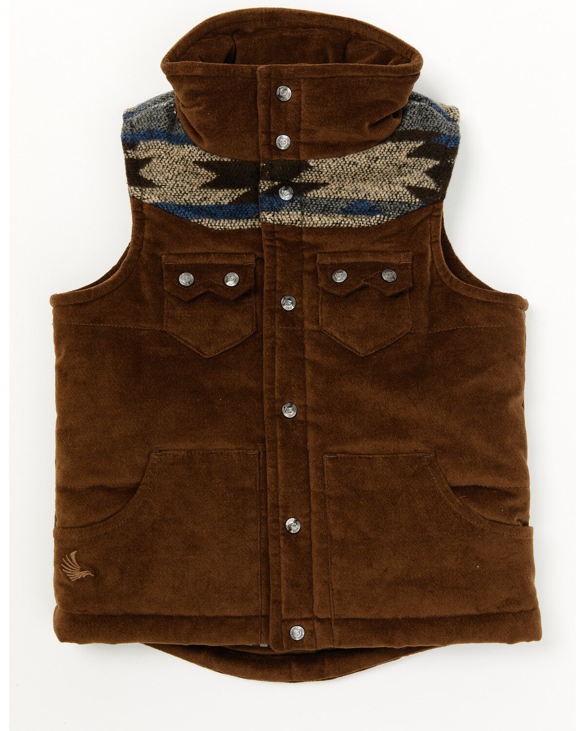 Image #1 - Cody James Toddler Boys' Rough Road Puffer Vest, Brown, hi-res