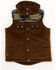Image #1 - Cody James Toddler Boys' Rough Road Puffer Vest, Brown, hi-res