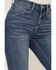 Image #2 - Shyanne Women's Medium Dark Wash High Rise Seam Detail Flare Jeans, , hi-res