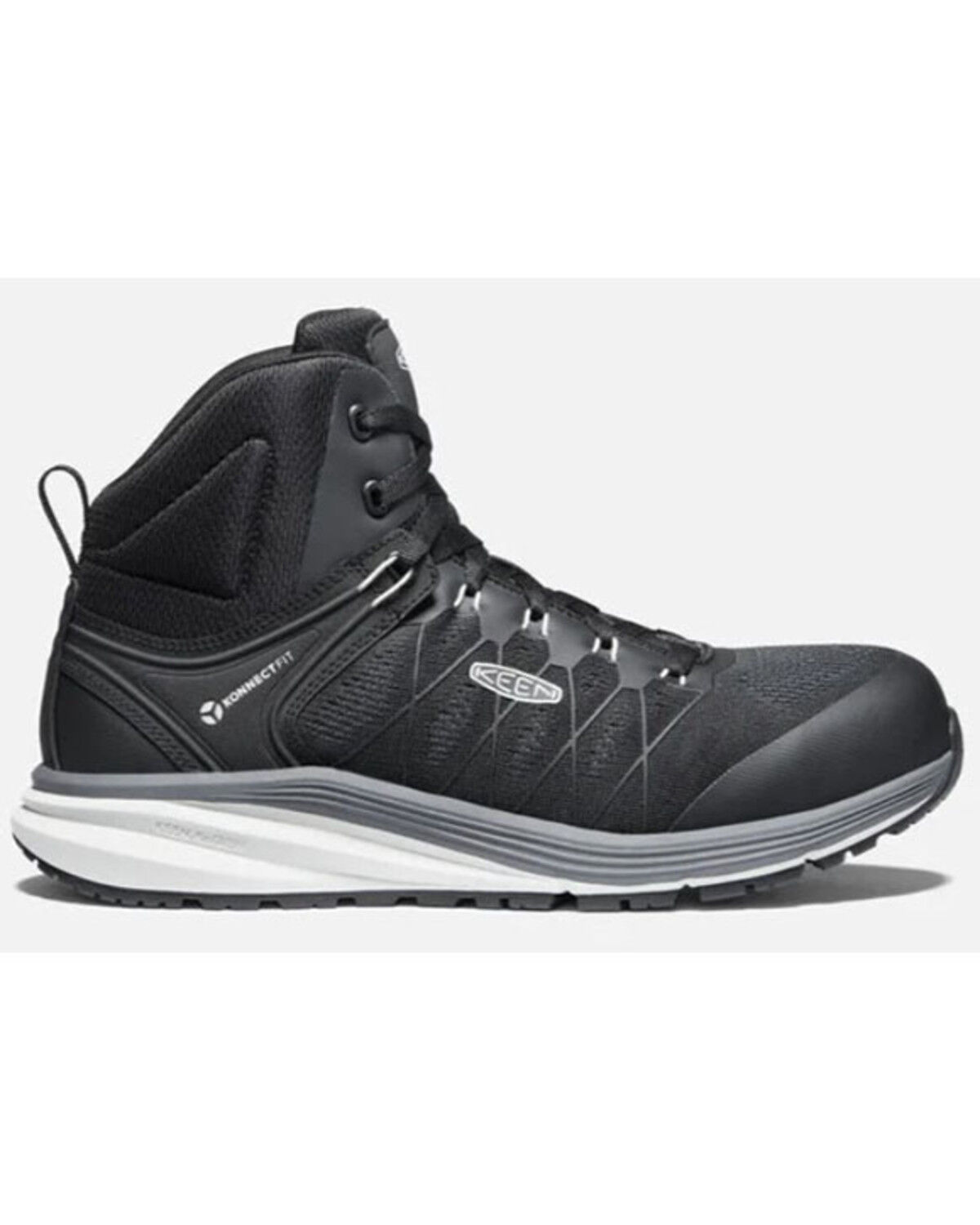 Image #1 - Keen Men's Vista Energy Work Shoes - Carbon Toe, Black, hi-res
