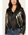 Image #3 - Idyllwind Women's Sparks Studded Thunderbird Fringe Leather Jacket, Black, hi-res