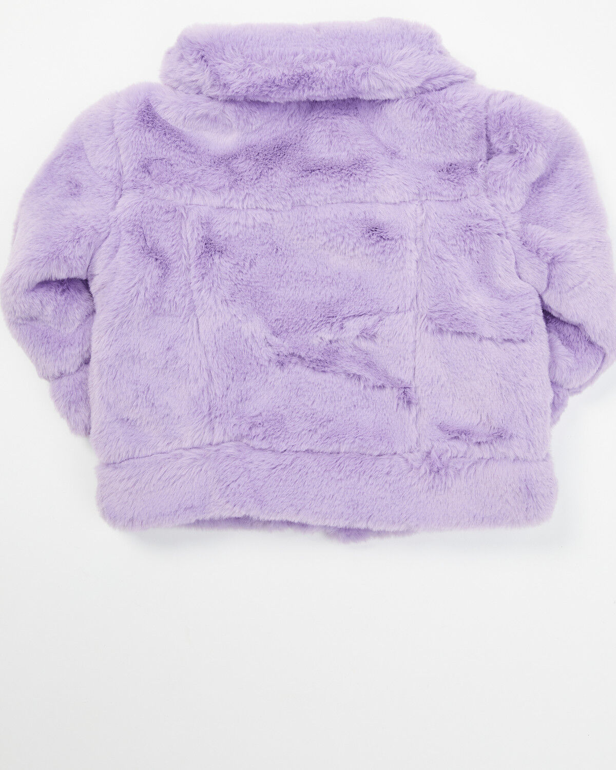 Image #3 - Urban Republic Infant Girls' Faux Fur Snap Jacket, Light Purple, hi-res